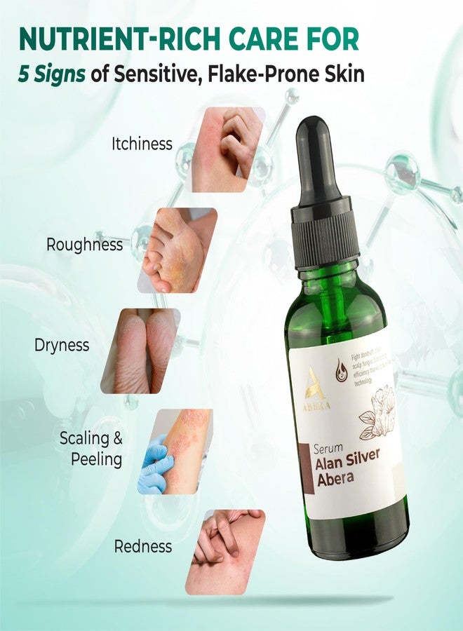 ABERA Alan Silver Serum – Botanical Hydrating Serum for Dry & Sensitive Skin – Nourishes & Moisturizes with Black Ginger, Cedar Oil & Neem – Lightweight Formula for All Skin Types - Image 5